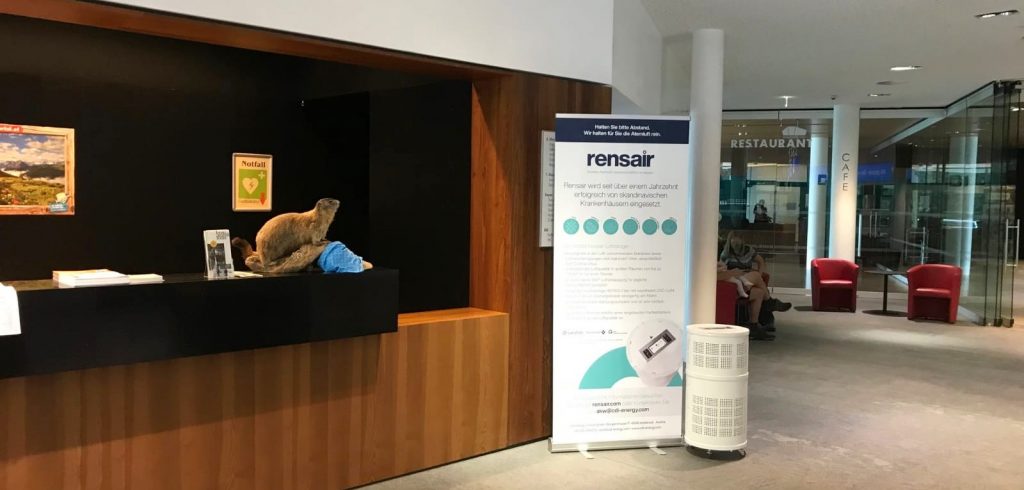 Hotel Tyrol Rensair air purification