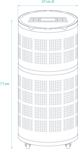 rensair-unit-dimensions-1 Rensair air purifier dimensions