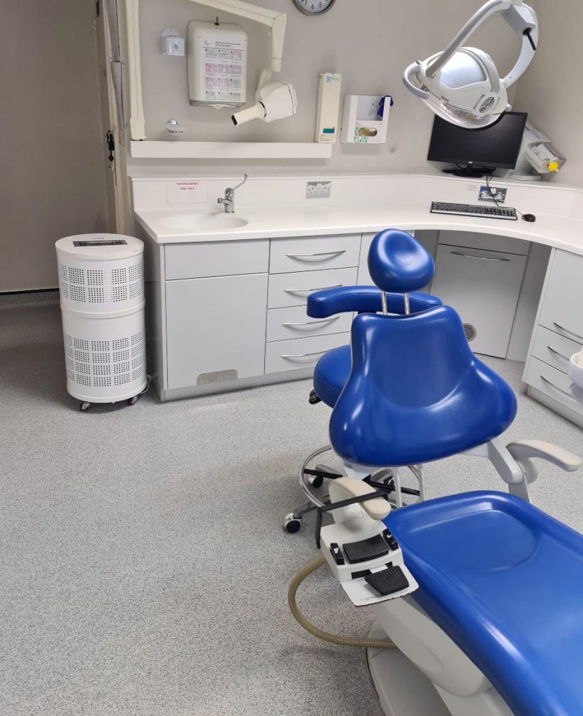 Deganwy dental clinic practice uses Rensair air purification to reduce fallow time